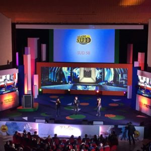 Napoli, 2016 Mostra d’Oltremare Teatro Mediterraneo – Convention Tecnocasa Gruppo Bolina – Regia audio/video, sistemi di multi proiezione, light design, regia luci, live