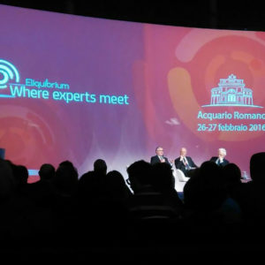 Roma, 2016 – Acquario Romano – convention – eventi live – regia audio/video/luci – servizi audiovisivi – proiezioni su grandi schermi – proiezioni su supporti curvi