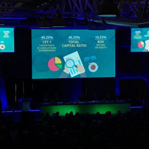 Napoli, 2017 Città della Scienza – Assemblea dei Soci BCC Napoli – regia audio/video/luci – proiezioni – produzioni video – animazioni grafiche Napoli, 2017 Città della Scienza – Assemblea dei Soci BCC Napoli – regia audio/video/luci – proiezioni – produzioni video – animazioni grafiche