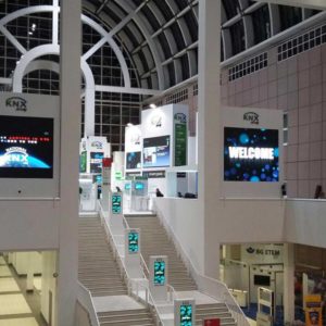 Francoforte, 2016 Light and Building World Trade Fair – allestimenti multimediali – led display Francoforte, 2016 Light and Building World Trade Fair – allestimenti multimediali – led display